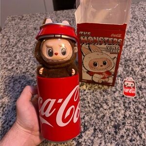 Pop Mart The Monsters Coca Cola Coke Mysterious Guest Secret Labubu Face Pendant